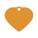 Идентификационна табела Imarc Heart Оранжев