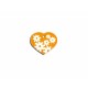 Идентификационна табела Imarc Heart Жълт Оранжев