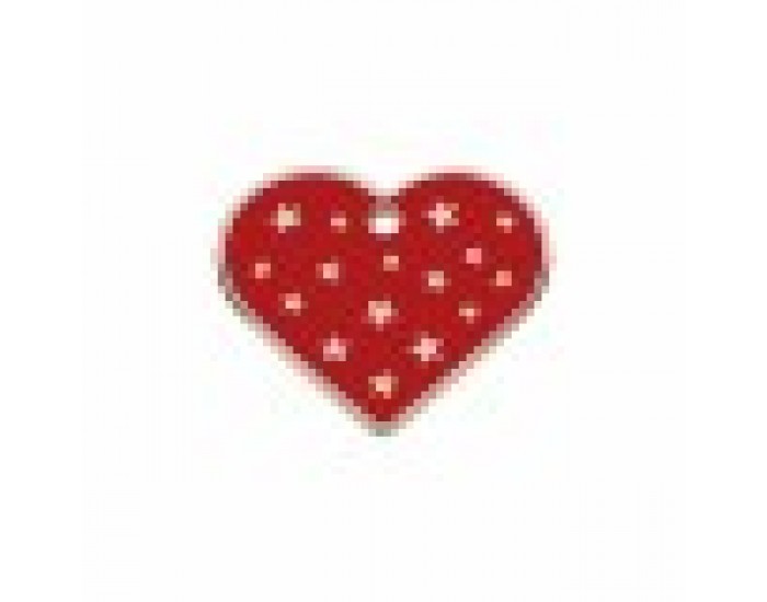 Идентификационна табела Imarc PetScribe Passion Червен Сребрист