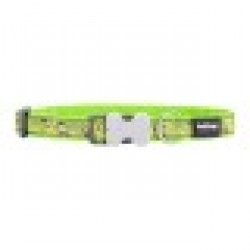 Кучешки Нашийник Red Dingo STYLE MONKEY LIME GREEN 41-63 cm - Red dingo