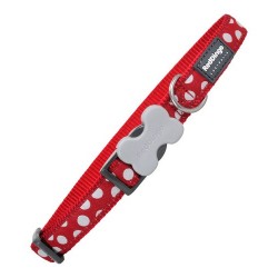 Кучешки Нашийник Red Dingo, Грах, 2,5 x 41-63 cm - Red dingo