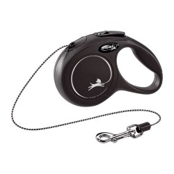 Кучешка Каишка Flexi NEW CLASSIC 3 m Черен Размер XS - Flexi