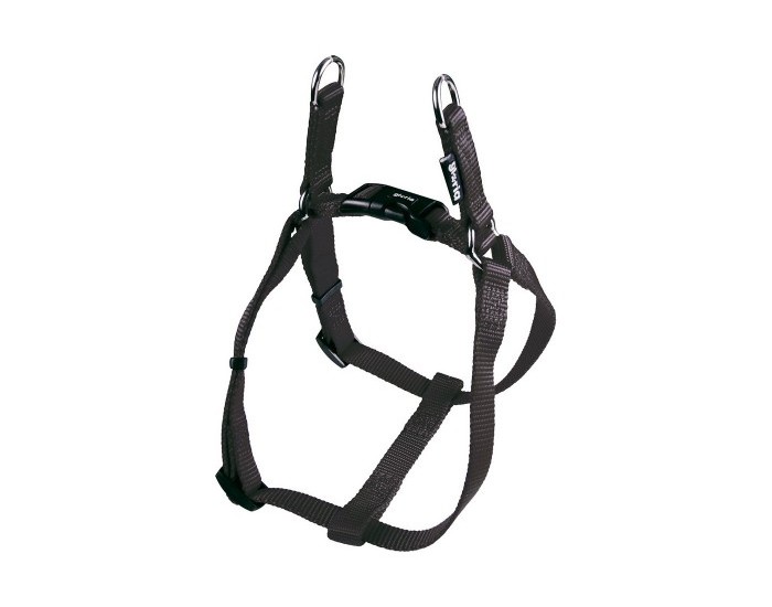 Каишка за Куче Gloria, Гладък, Регулируем, 35-51 cm, Черен, Размер S