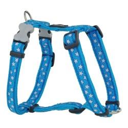 Каишка за Куче Red Dingo Style Син Звезда 25-39 cm - Red dingo
