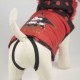 Палто за Куче Minnie Mouse Черен Червен M