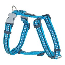 Каишка за Куче Red Dingo Кост Светлоотразителен 37-61 cm цвят тюркоаз - Red dingo