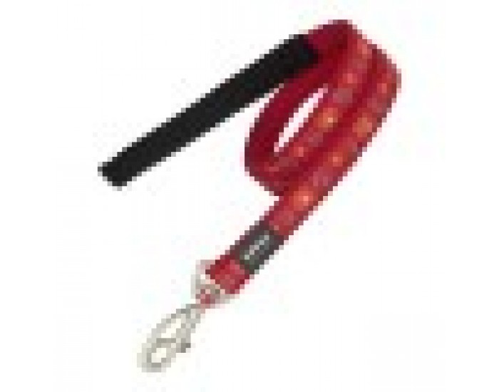 Каишка за Куче Red Dingo Style Червен 46-76 cm
