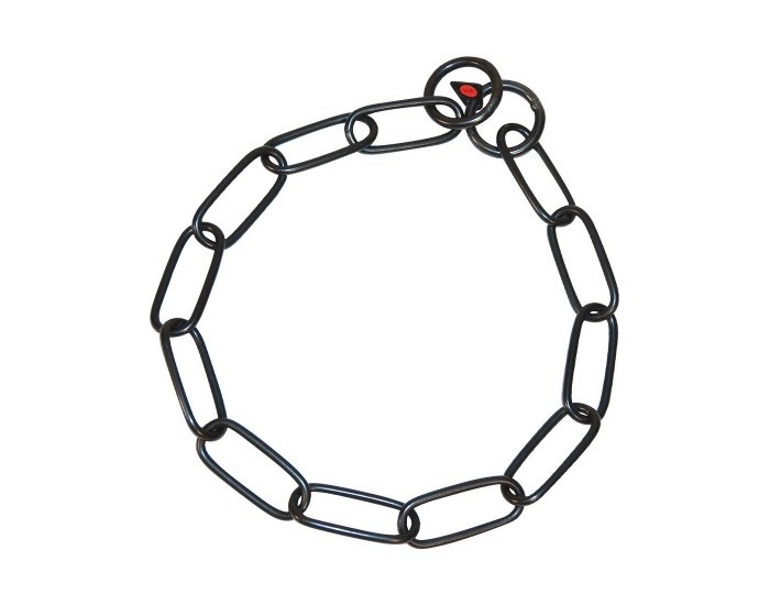 Кучешки Нашийник Hs Sprenger, Черен, Дълъг, Гайки, 59 cm