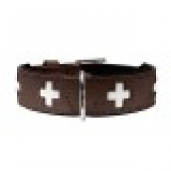 Кучешки Нашийник Hunter Swiss Negro, Кожа - Hunter