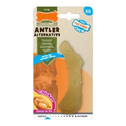 Гризалка за кученца Nylabone Рог, Пиле, Термопластичен - Nylabone