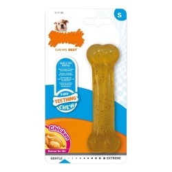 Гризалкка за кученца Nylabone, Размер М, Пиле - Nylabone
