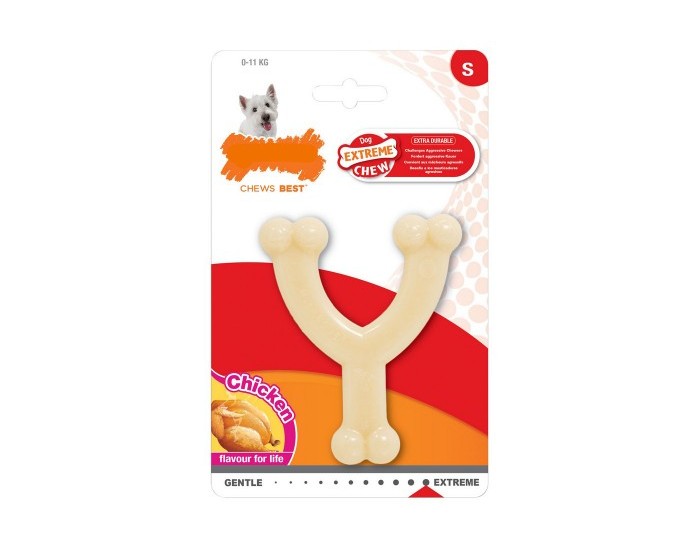 Dog teether Nylabone Extreme Chew Wishbone, Размер S