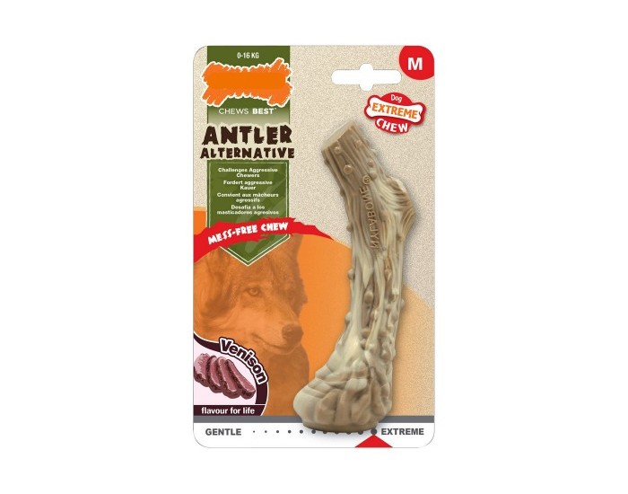 Dog teether Nylabone Dura Chew, Рог, Размер М