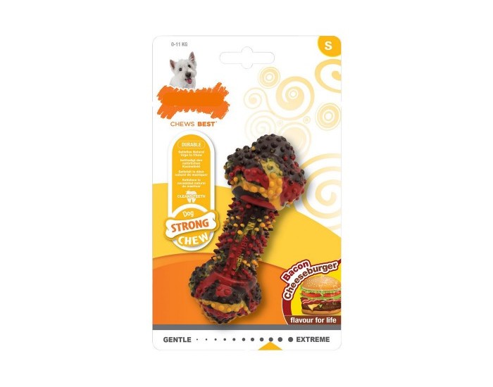 Dog teether Nylabone Strong, Сирене, Размер S
