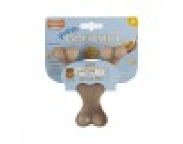 Гризалка за кучета Nylabone Кафяв Фъстъчено масло S