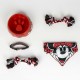 Welcome Gift Set for Dogs Minnie Mouse Червен 5 Части