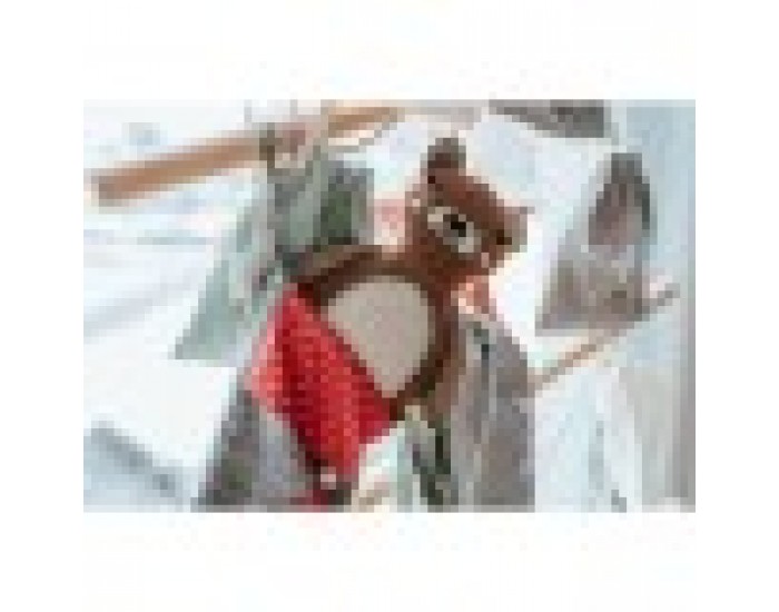 Плюшени Животни за кучета Hunter Кафяв 100 % Рециклиран Мечка