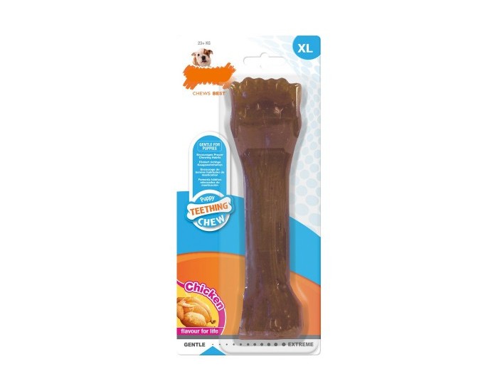 Гризалка за кученца Nylabone, Размер XL, Пиле