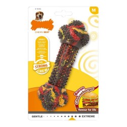 Dog teether Nylabone Strong, Хамбургер, Размер М - Accesorii