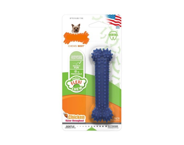 Dog teether Nylabone Plaque Attacker, Естествен, Размер L