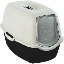 Пясъчник за Котки Rotho My Pet BAILEY Бял/Черен - Accesorii