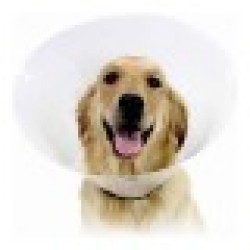 Елизаветинска яка за куче KVP Check, Прозрачен, 23-32 cm - Kvp