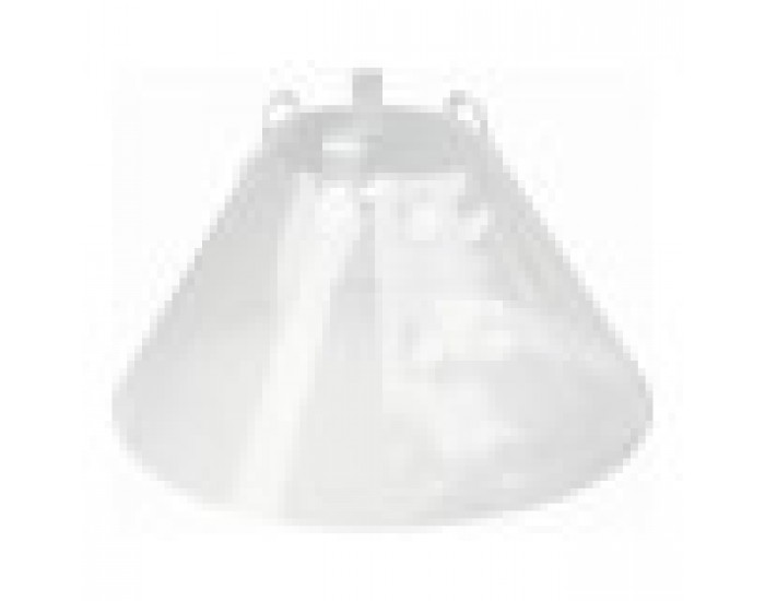 Елизаветинска яка за куче KVP Betsy, Прозрачен, 39-48 cm, Пластмаса