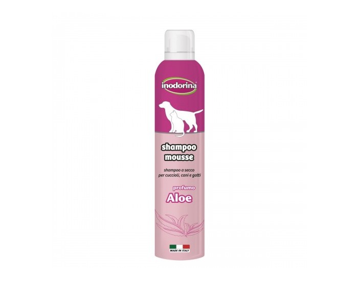 Шампоан за домашни любимци Inodorina 300 ml Пяна алое вера