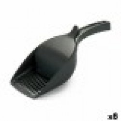 Лопата насипвач Stefanplast Антрацит Пластмаса 12 X 7 X 27, 5 cm (8 броя) - Animale de companie