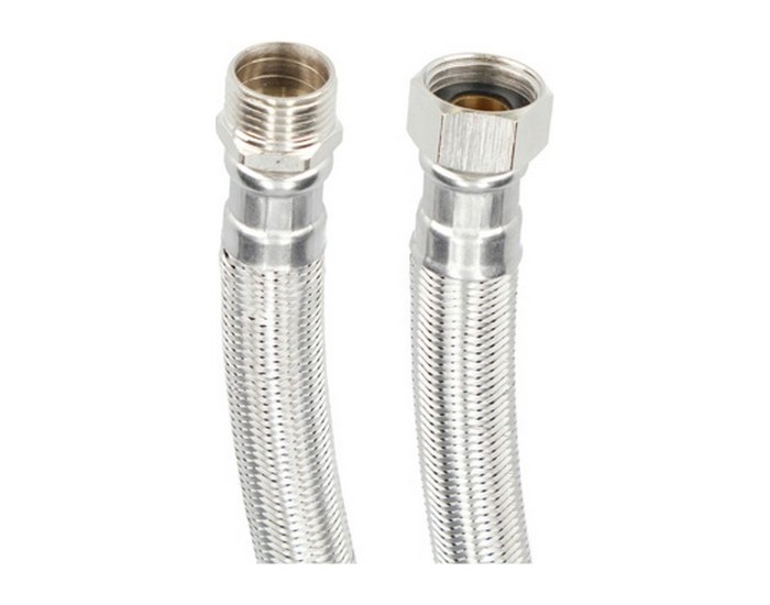 Маркуч Fontastock Неръждаема стомана AISI 304 EPDM Мъжки 1/2" - Женски 1/2" 25 cm
