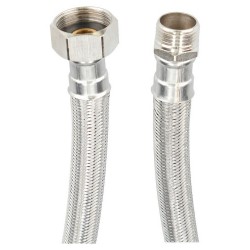 Маркуч Fontastock Неръждаема стомана AISI 304 EPDM Мъжки 1/2" - Женски 3/4" 25 cm - Do it yourself - feronerie, unelte și materiale