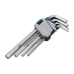 Комплект Гаечни Ключове Ferrestock 1,5 - 2 - 2,5 - 3 - 4 - 5 - 6 - 8 - 10 mm 9 pcs - Do it yourself - feronerie, unelte și materiale
