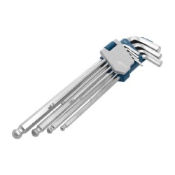 Комплект Гаечни Ключове Ferrestock 1,5 - 2 - 2,5 - 3 - 4 - 5 - 6 - 8 - 10 mm 9 pcs - Do it yourself - feronerie, unelte și materiale