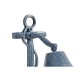 Резе Home ESPRIT Желязо 15 x 15 x 21 cm Звънец