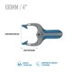 Щипка Ferrestock 4" 100 mm (12 pcs)