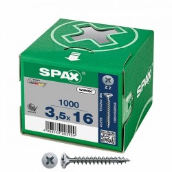 Кутия за винтове SPAX Wirox Z2 Плоска глава 3,5 x 16 mm 1000 Unidades - Do it yourself - feronerie, unelte și materiale