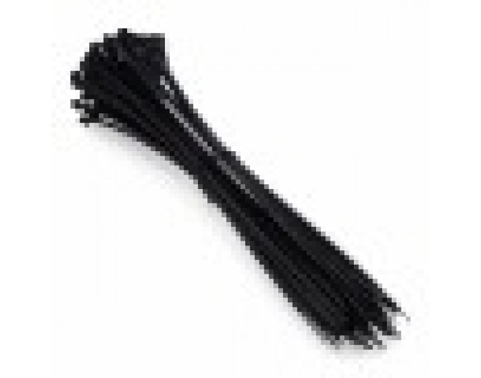 Свински опашки EDM Черен 450 x 8 mm (100 броя)