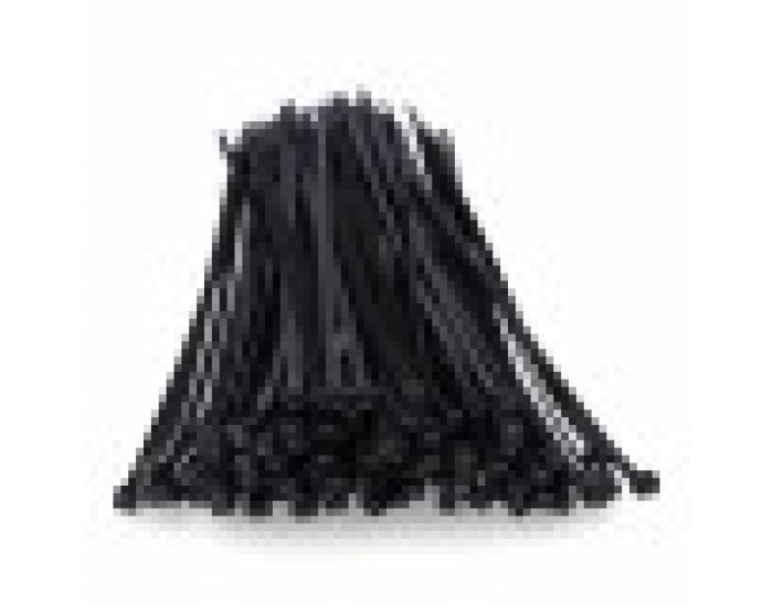 Свински опашки EDM Черен 450 x 8 mm (100 броя)