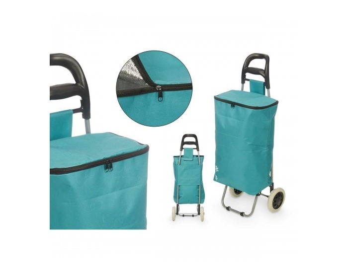 Кошница за Пазаруване Kinvara RS-020 NO.45 цвят тюркоаз 32 L