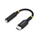 VGA кабел Startech USBCAUDIO2 Черен