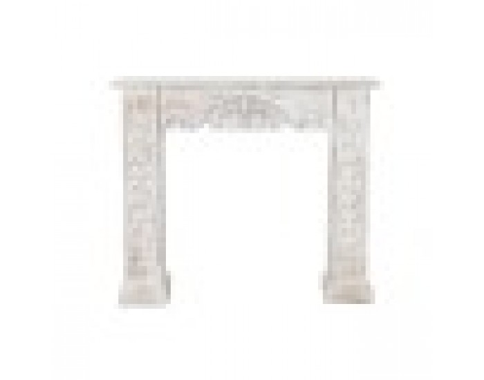 Предна част на камината Home ESPRIT Ела Дървен MDF 113 X 26 X 101 cm