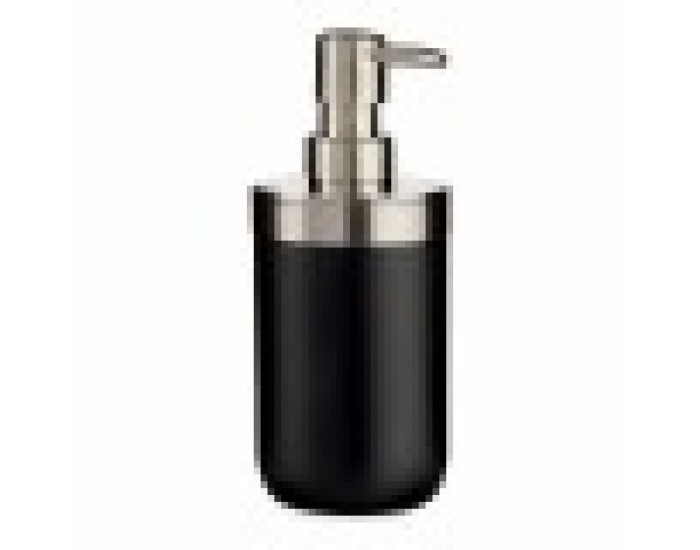 Дозатор за Сапун Сребрист Черен Неръждаема стомана Пластмаса (350 ml) (6 броя)