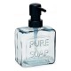 Дозатор за Сапун Pure Soap 250 ml Кристал Черен Пластмаса (12 броя)