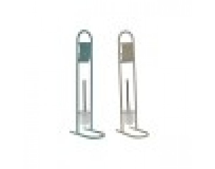 Поставка за Тоалетна Хартия Home ESPRIT Бял цвят тюркоаз Метал 30 x 16 x 78,5 cm (2 броя)