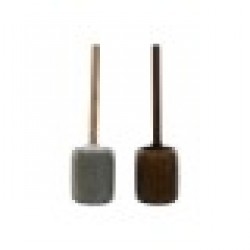 Четка за Баня Home ESPRIT Кафяв Сив полиетилен Каменинов 11 x 11 x 40 cm (2 броя) - Home esprit