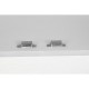 Бюфет DKD Home Decor Ромб Бял Месинг Дърво манго (157 x 43 x 84 cm)