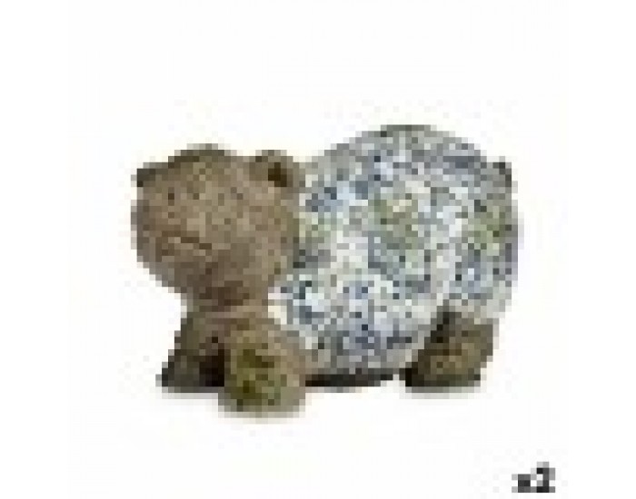 Декоративна Фигура за Градина Прасе Полирезин 20,5 x 26 x 47 cm (2 броя)