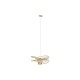 Полилей DKD Home Decor Кафяв Бамбук 50 W 60 x 60 x 28 cm