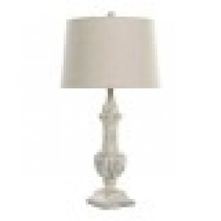 Настолна лампа DKD Home Decor Сметана Смола 220 V 60 W 38 x 38 x 73 cm - Veioze