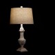 Настолна лампа DKD Home Decor Сметана Смола 220 V 60 W 38 x 38 x 73 cm